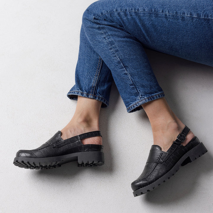 TATAR Zero Waste Slingback‑Loafer