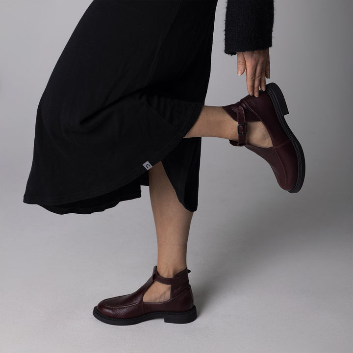 KRASSI hohe Mary Jane Schuhe