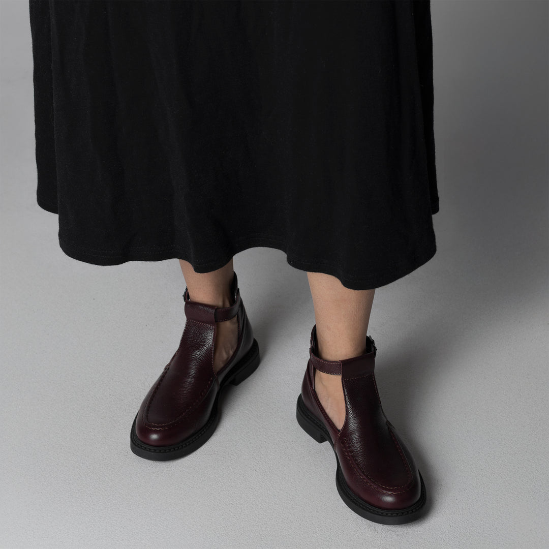 KRASSI hohe Mary Jane Schuhe