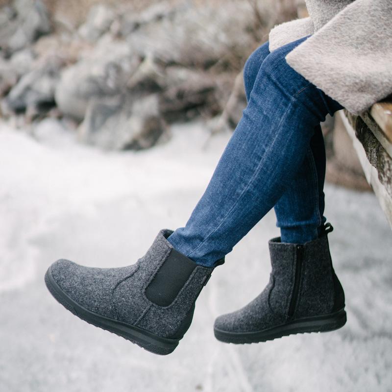 Winter Boots Blaue Stiefel Rieker Winterstiefel Damen Gefüttert